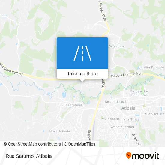 Rua Saturno map