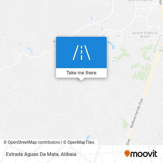 Estrada Aguas Da Mata map