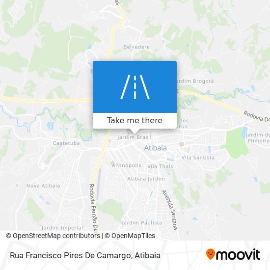 Mapa Rua Francisco Pires De Camargo
