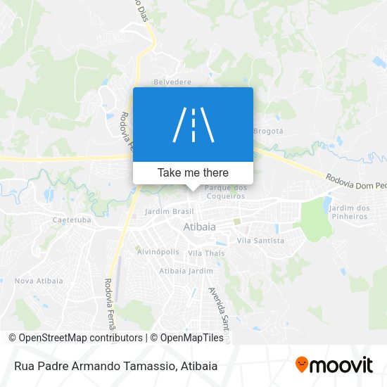 Rua Padre Armando Tamassio map