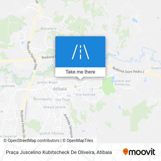 Praça Juscelino Kubitscheck De Oliveira map
