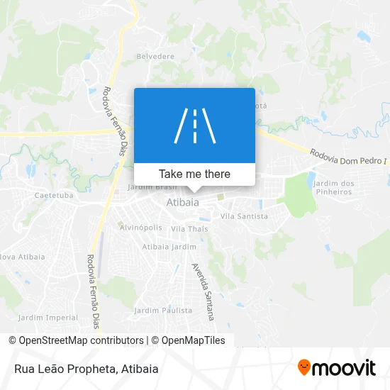 Rua Leão Propheta map