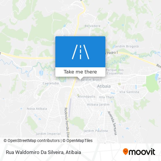 Mapa Rua Waldomiro Da Silveira