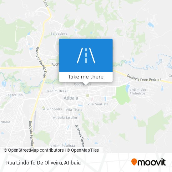 Mapa Rua Lindolfo De Oliveira