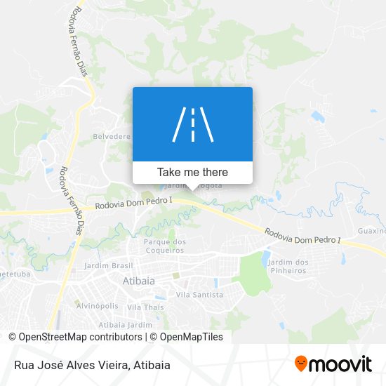 Rua José Alves Vieira map