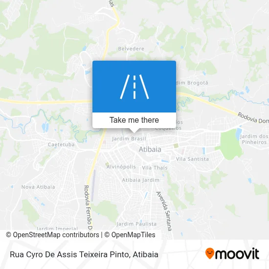 Rua Cyro De Assis Teixeira Pinto map