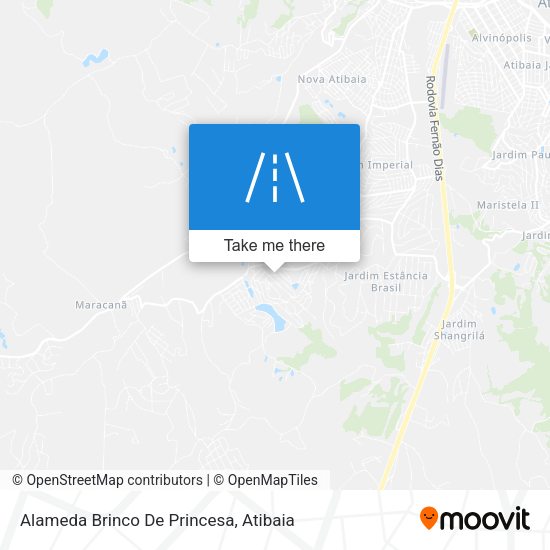 Alameda Brinco De Princesa map