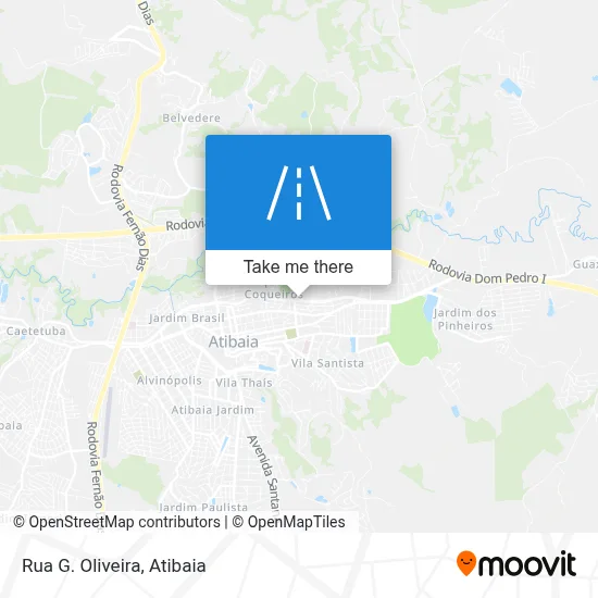Rua G. Oliveira map
