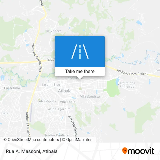 Rua A. Massoni map