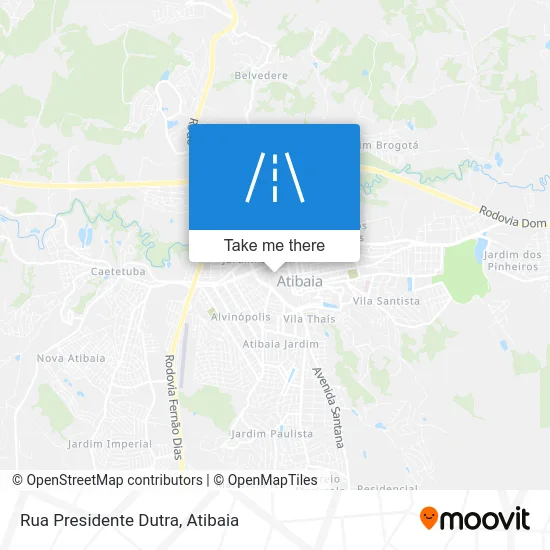 Rua Presidente Dutra map