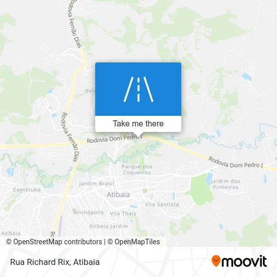 Rua Richard Rix map