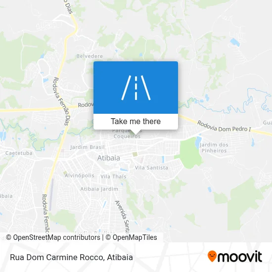 Rua Dom Carmine Rocco map