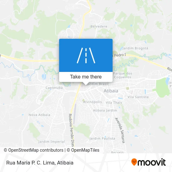 Rua Maria P. C. Lima map