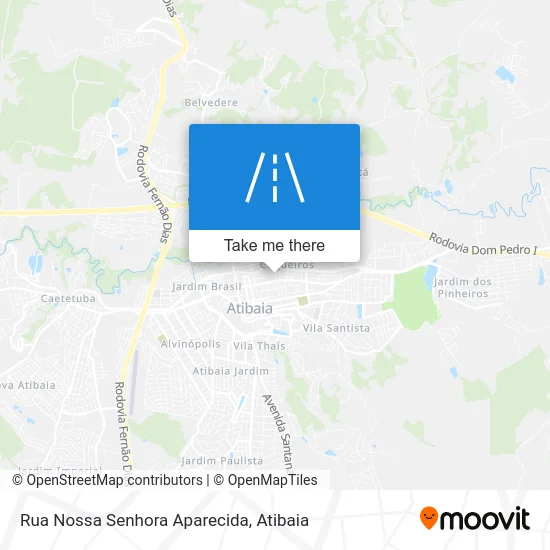 Rua Nossa Senhora Aparecida map