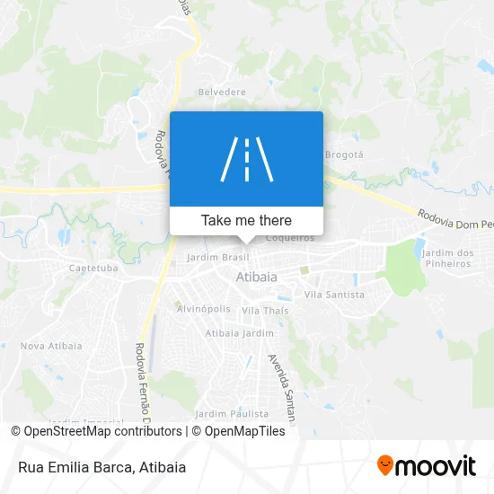 Rua Emilia Barca map