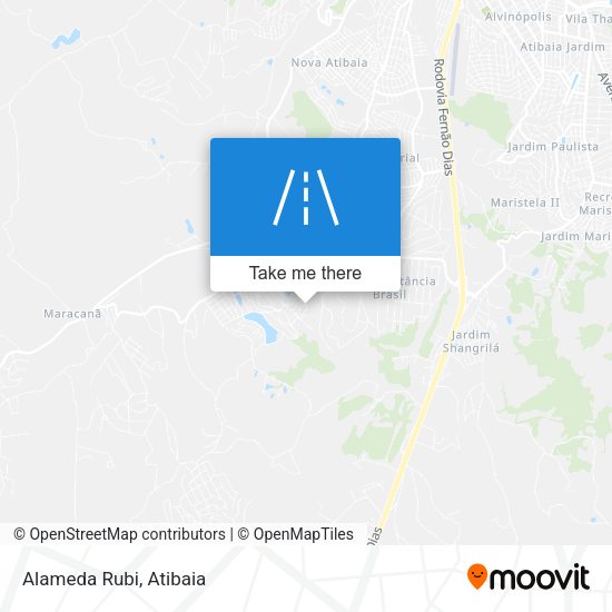 Alameda Rubi map