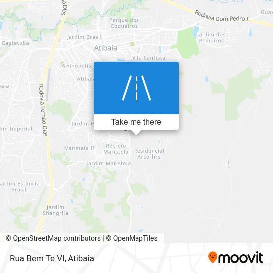 Rua Bem Te VI map
