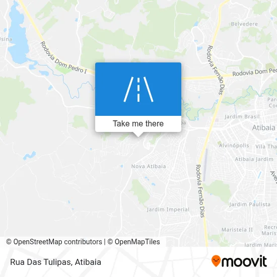 Rua Das Tulipas map