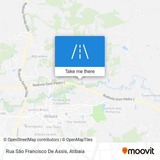 Rua São Francisco De Assis map