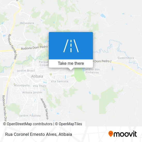 Rua Coronel Ernesto Alves map