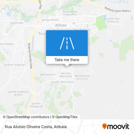 Rua Aluísio Oliveira Costa map