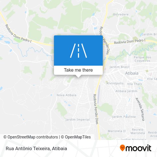 Rua Antônio Teixeira map