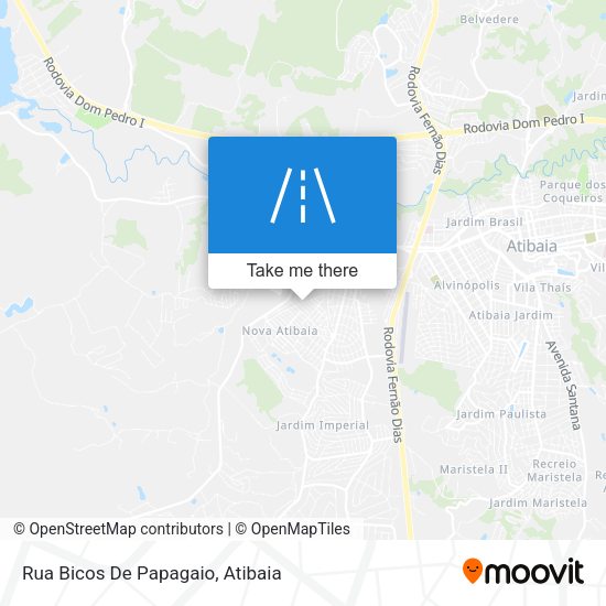 Rua Bicos De Papagaio map