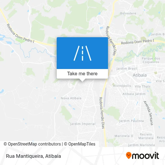 Rua Mantiqueira map