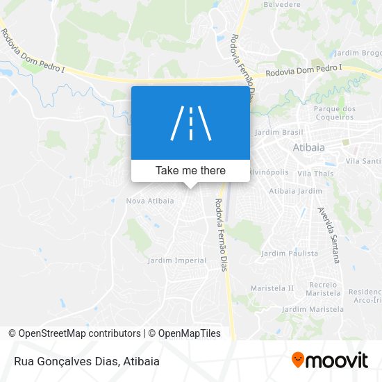Rua Gonçalves Dias map