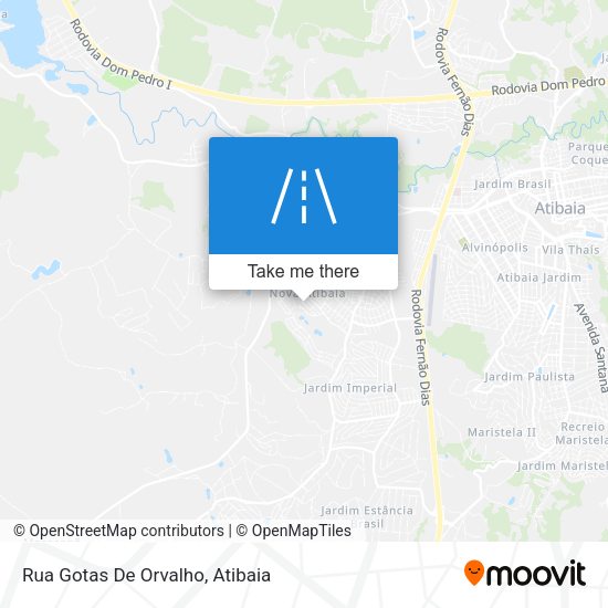 Rua Gotas De Orvalho map