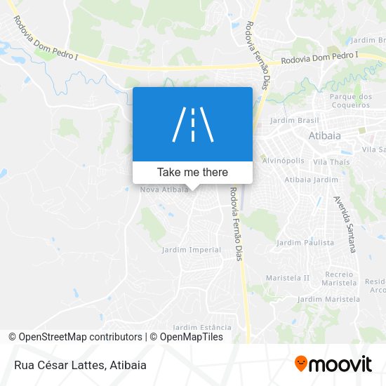 Rua César Lattes map