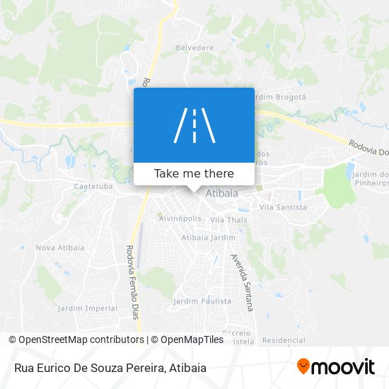 Mapa Rua Eurico De Souza Pereira