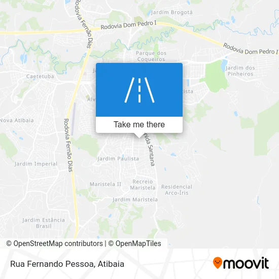 Rua Fernando Pessoa map