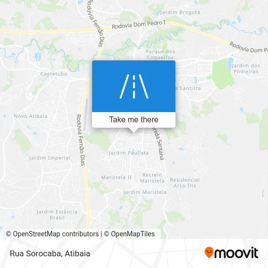 Rua Sorocaba map