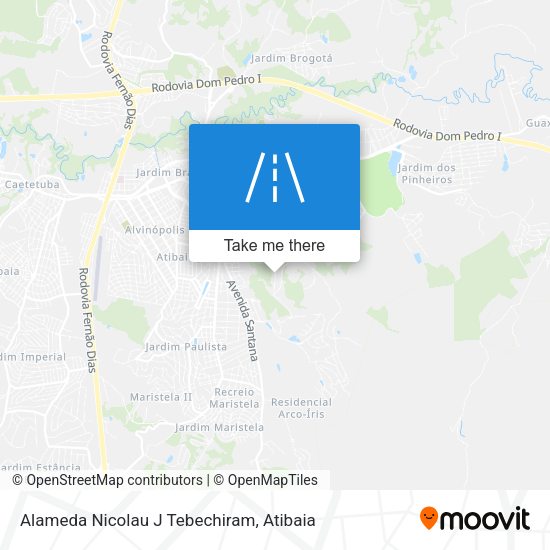 Alameda Nicolau J Tebechiram map