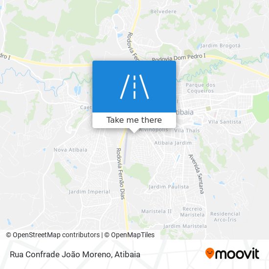 Rua Confrade João Moreno map