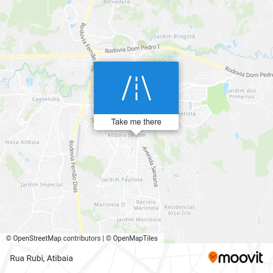 Rua Rubi map