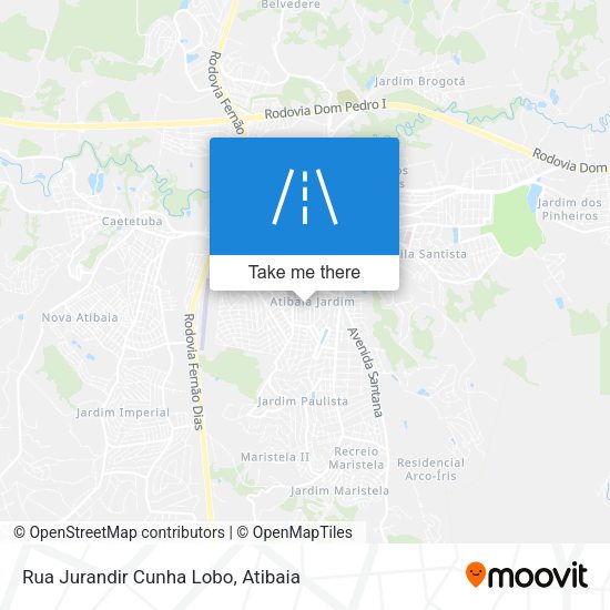 Rua Jurandir Cunha Lobo map