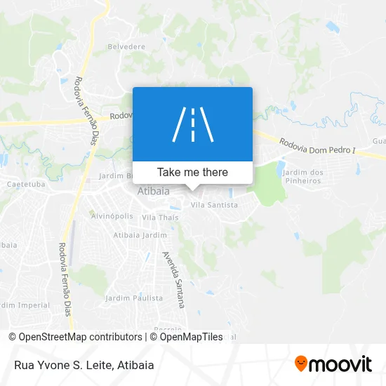 Rua Yvone S. Leite map