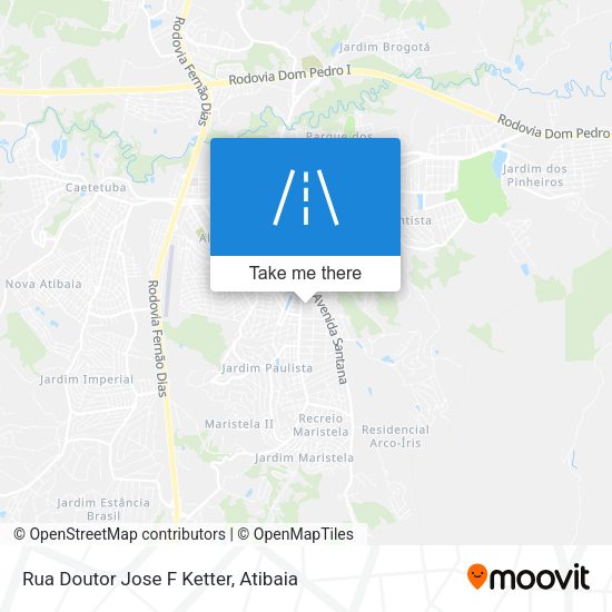 Rua Doutor Jose F Ketter map