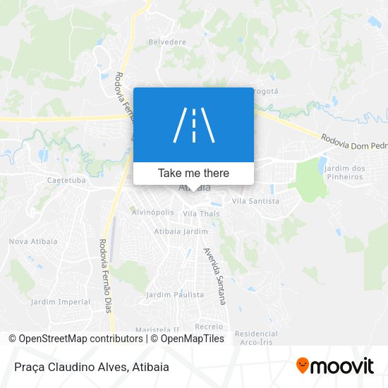 Praça Claudino Alves map