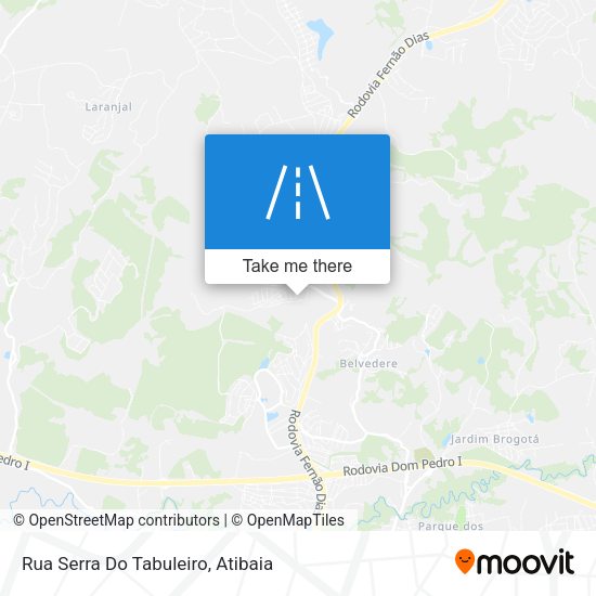 Rua Serra Do Tabuleiro map