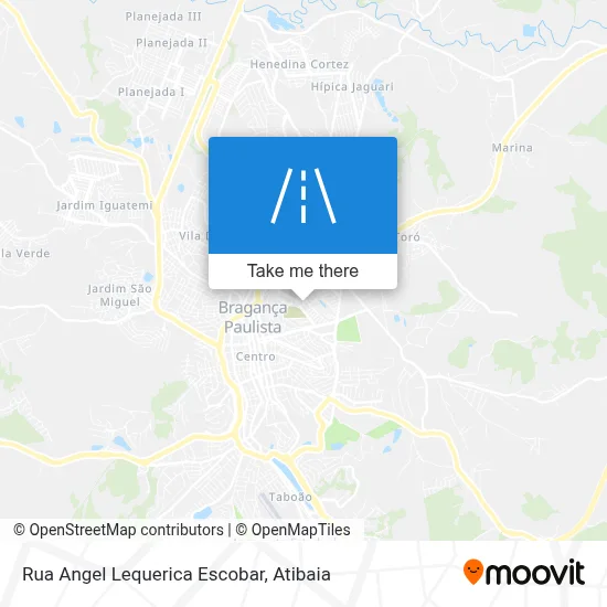 Rua Angel Lequerica Escobar map