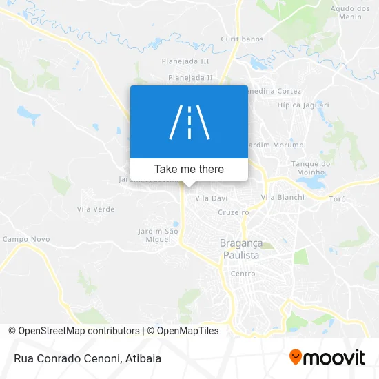Rua Conrado Cenoni map