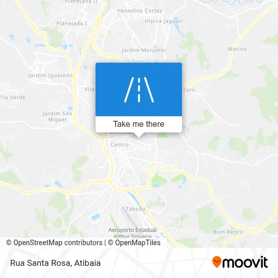 Rua Santa Rosa map