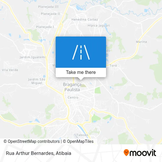 Rua Arthur Bernardes map