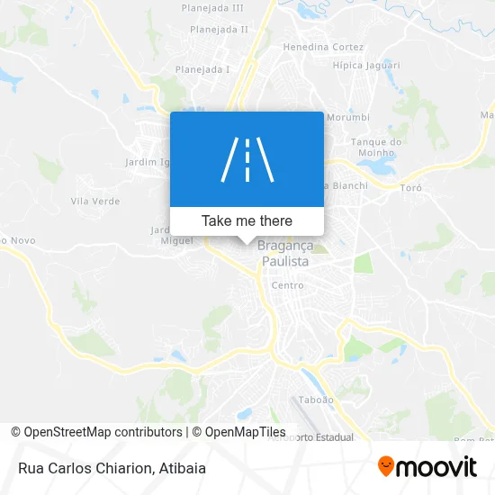 Rua Carlos Chiarion map