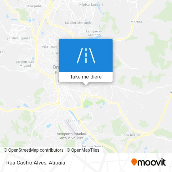 Rua Castro Alves map