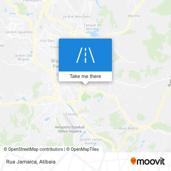Rua Jamaica map