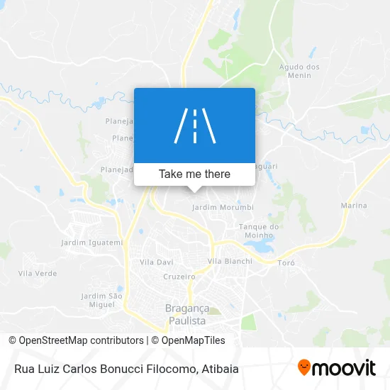 Rua Luiz Carlos Bonucci Filocomo map